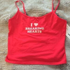 NWT Red Tank Shirt Size L (Fits More Like M)